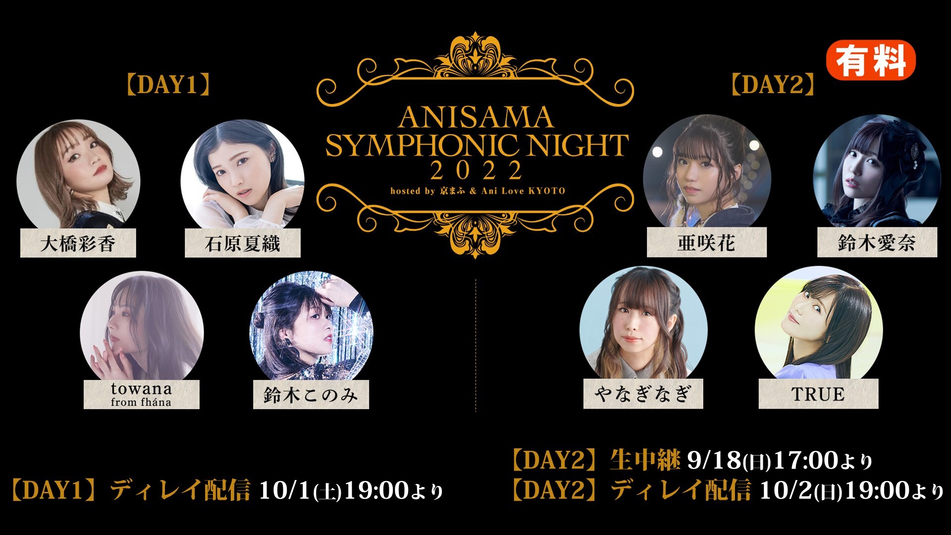 ANISAMA SYMPHONIC NIGHT 2022 hosted by 京まふ&Ani Love KYOTO